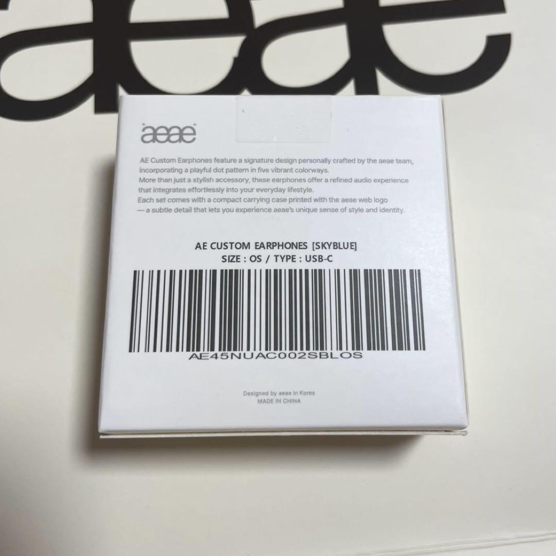 aeae 有線イヤホン イヤフォン ブルー