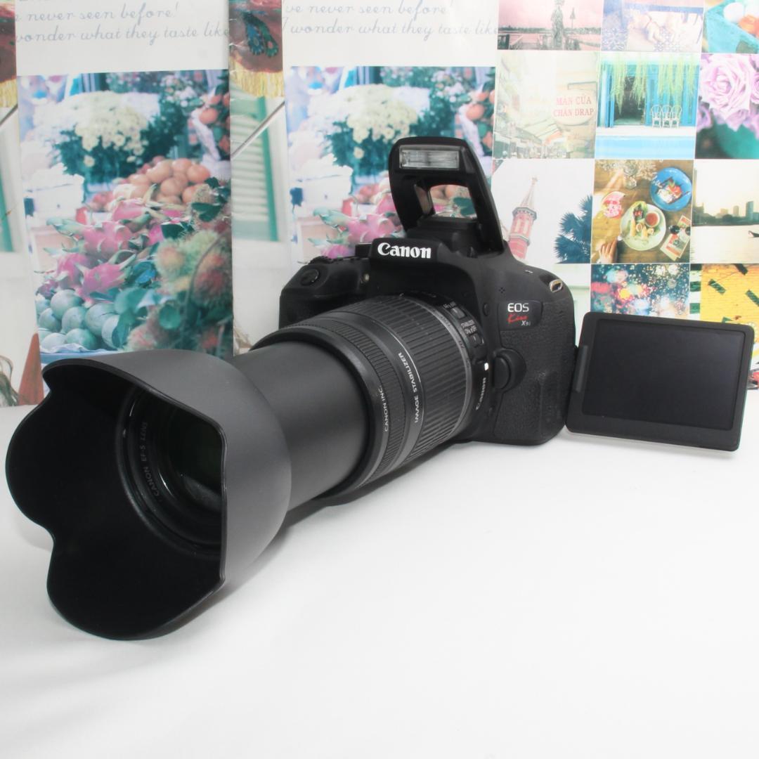❤️予備バッテリー付き❤️Canon Kiss X9i 手振れ補正超望遠レンズ