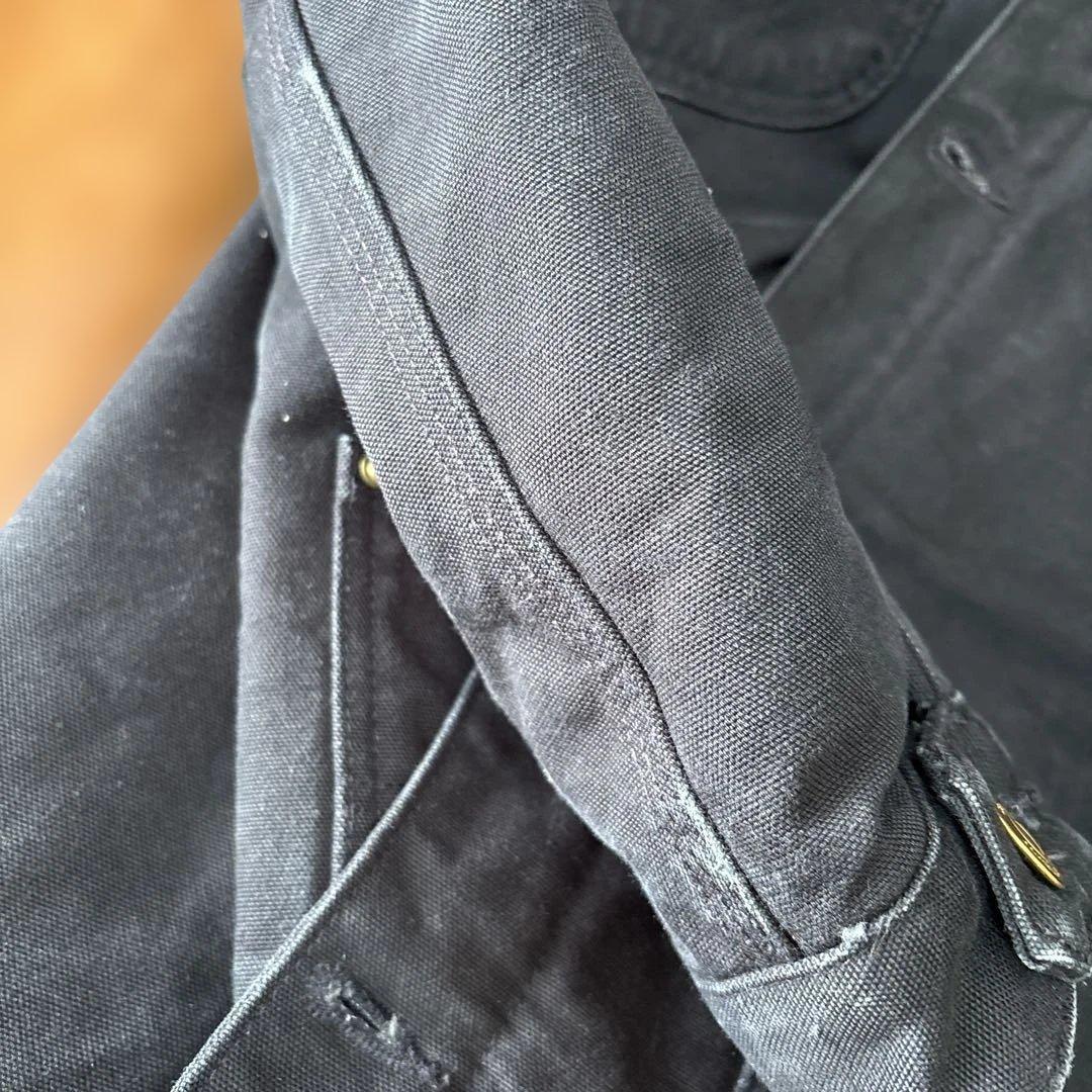 Carhartt カーハートブラック カバーオール Mミシガン　チョアコート