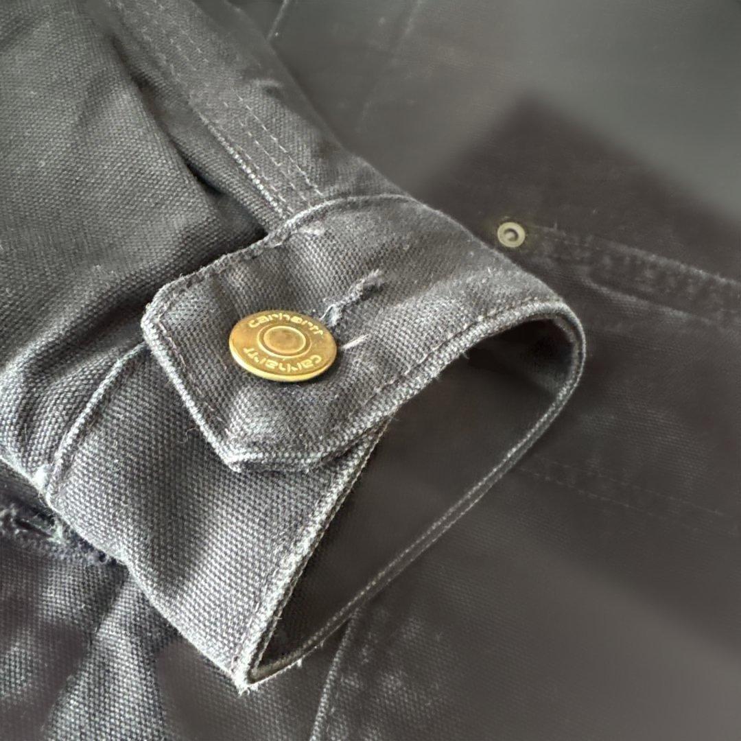 Carhartt カーハートブラック カバーオール Mミシガン　チョアコート
