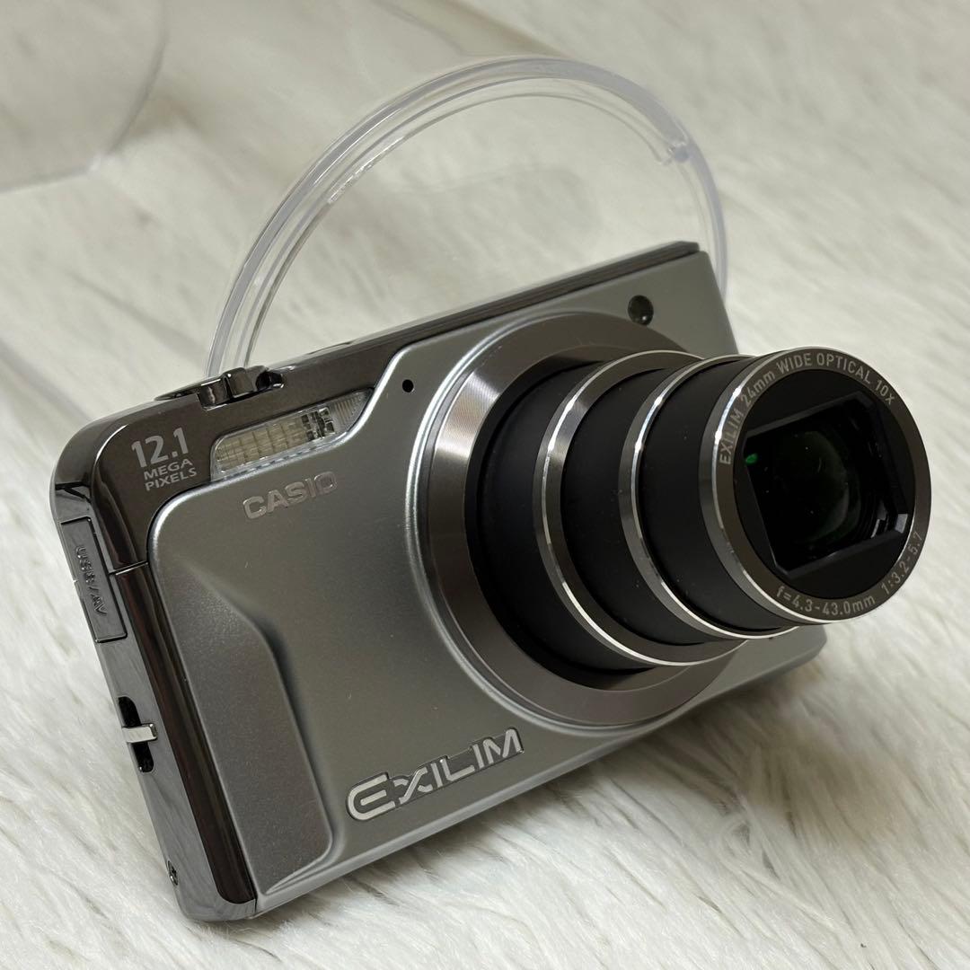 CASIO カメラ　エクシリム　EX-H10 シルバー コンデジ　動作品