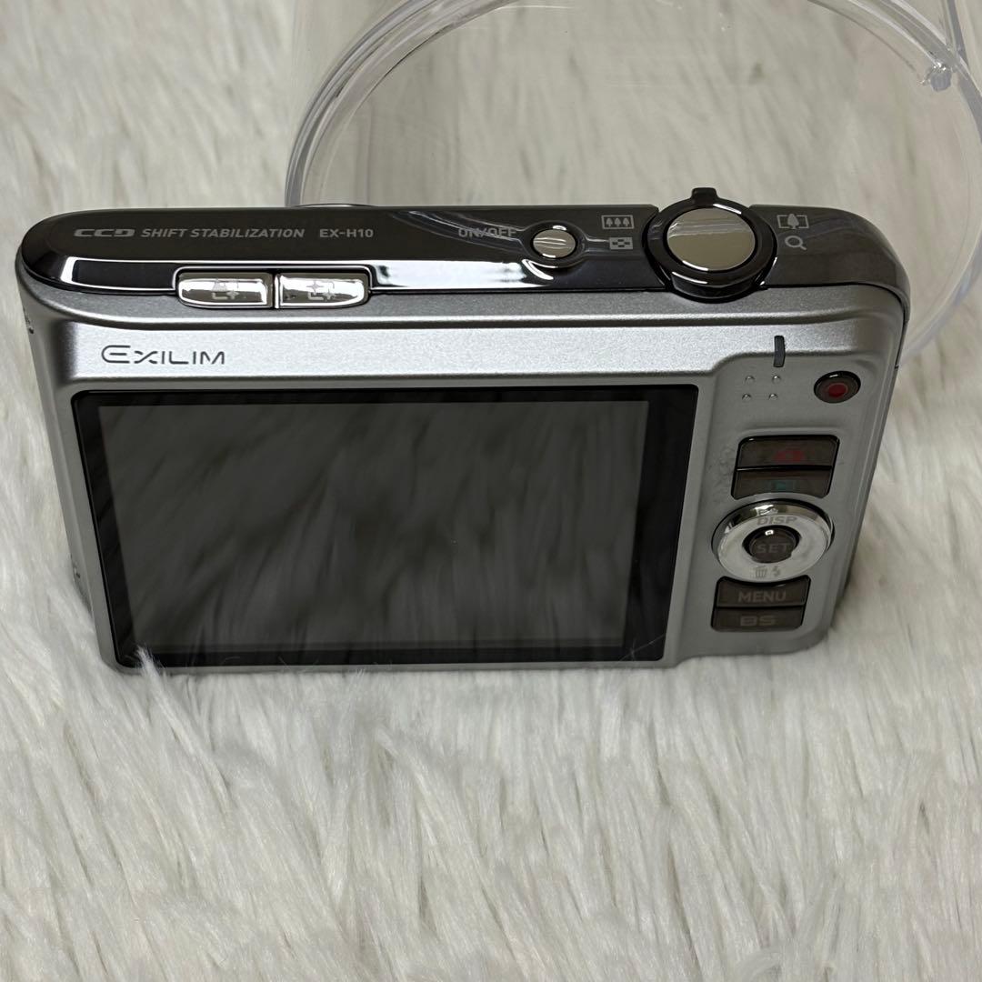 CASIO カメラ　エクシリム　EX-H10 シルバー コンデジ　動作品