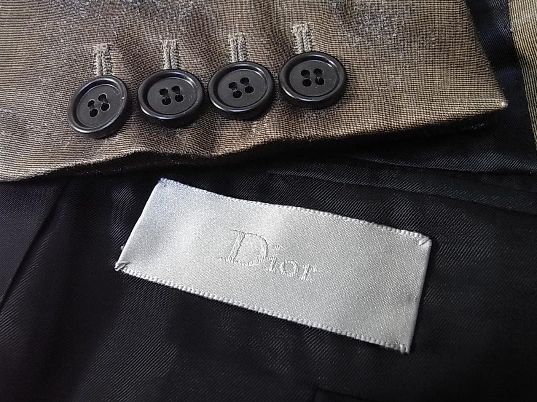 専用size44☆美品☆ディオールオム リネン製スモーキングジャケット