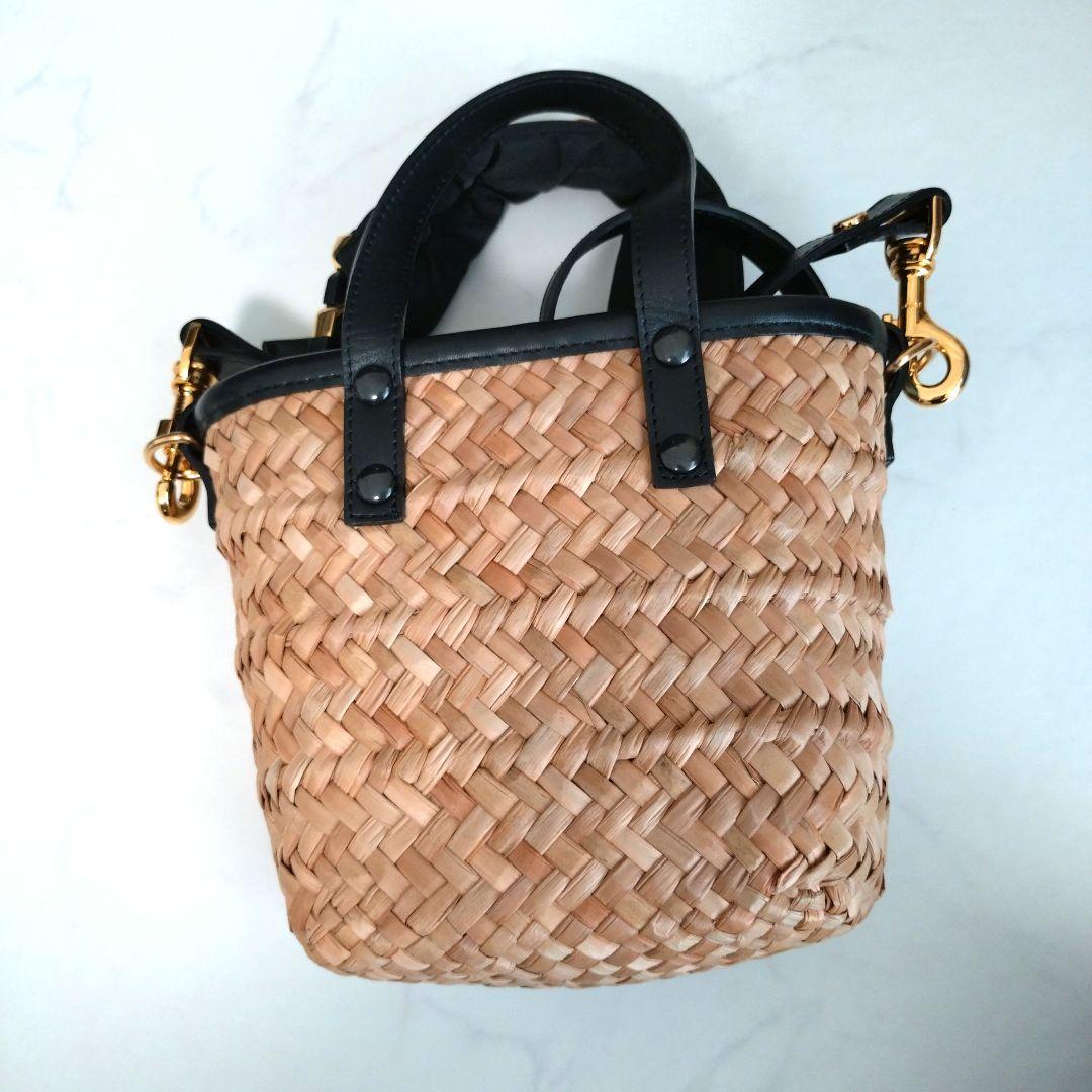 SACAI ハイブリッド　マルシェ　ミクロ　バッグ　カゴバッグ