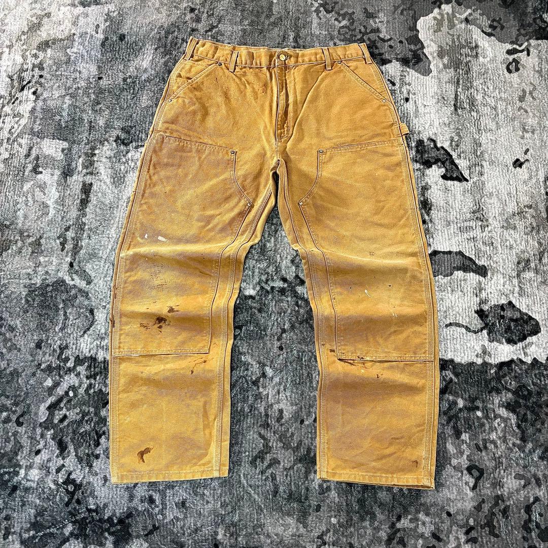 コメ欄セール！スペシャル ダック地 ダブルニー 雰囲気系 フェード感◎ ゆるだぼ