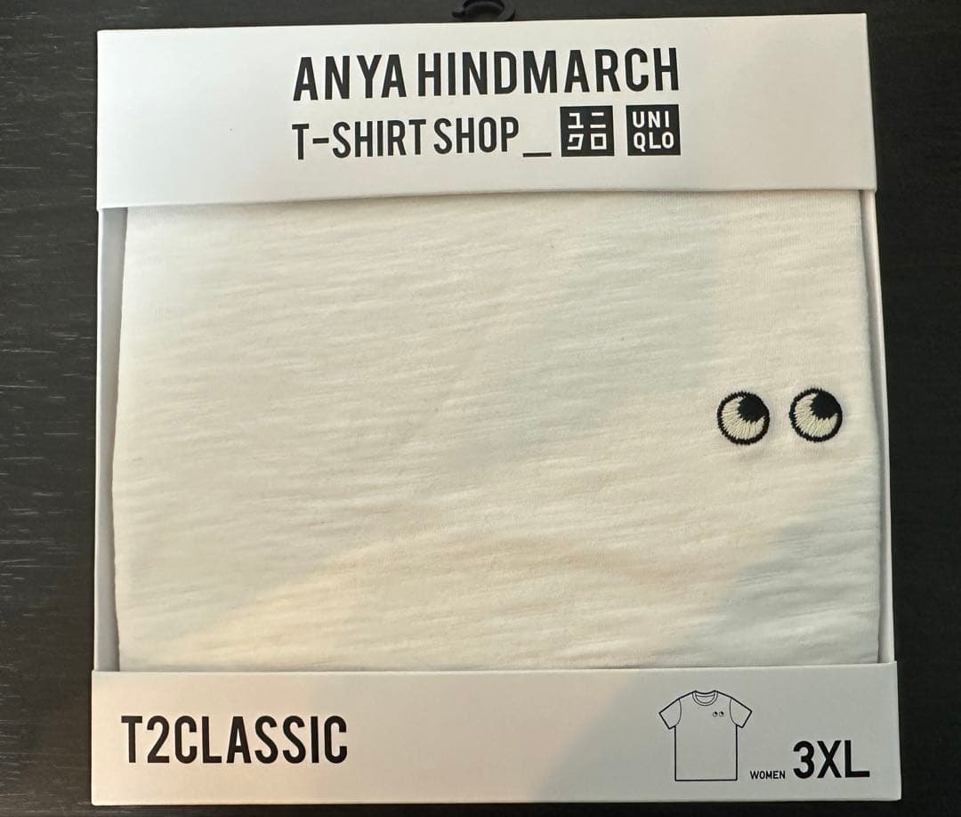 あ*こ様 UNIQLO アニヤハインドマーチ　スラブTシャツ　3XL 白　ユニク