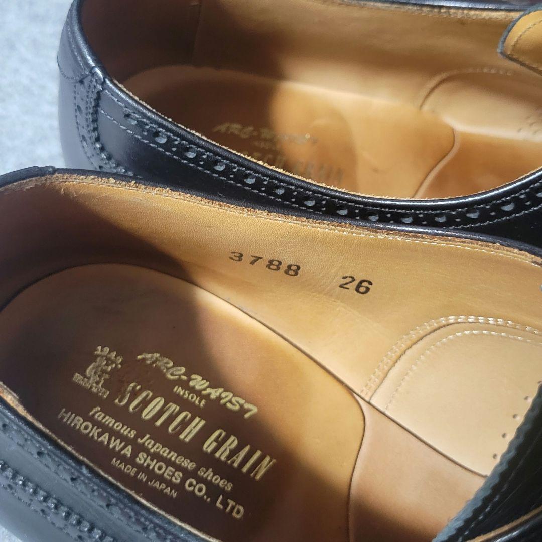 スコッチグレイン　ブラック　26.0cm