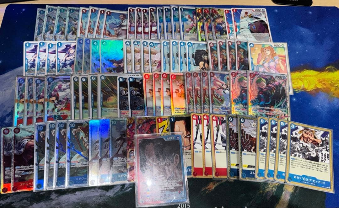 赤青エース デッキ デッキパーツ リーダーパラレル 7ゾロ sr