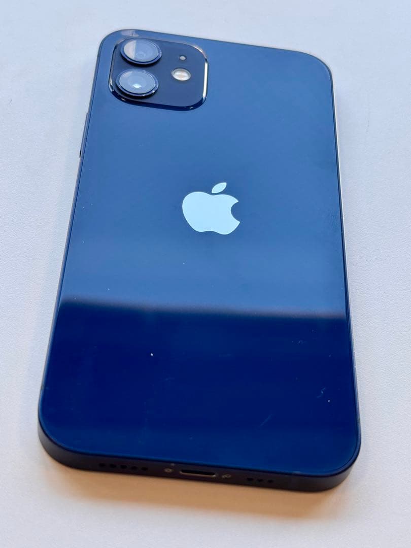 【美品】Apple iPhone 12 ブルー ジャンク