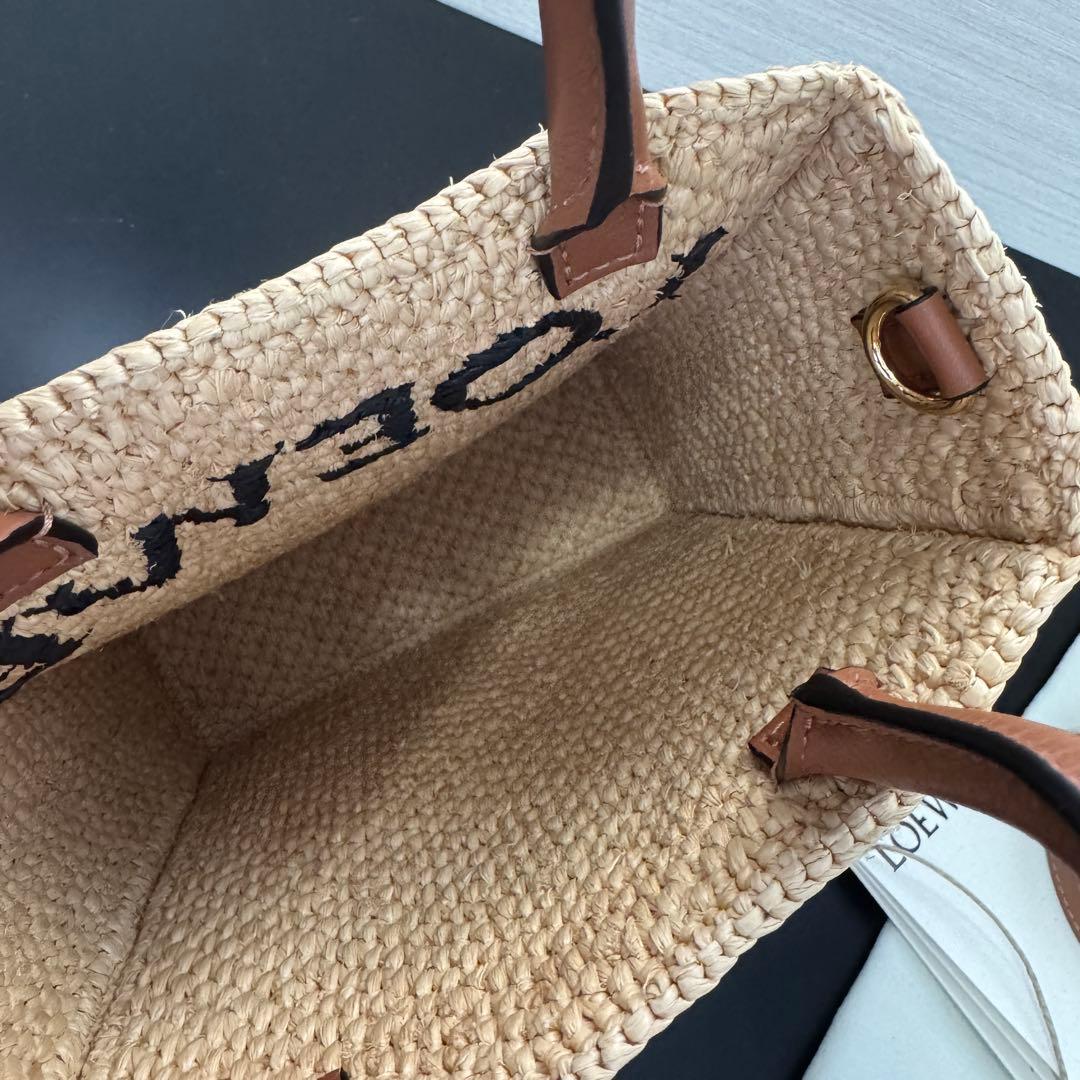 LOEWE ロエベ カゴ ショルダー バッグ A5 スタンダード ミニトート