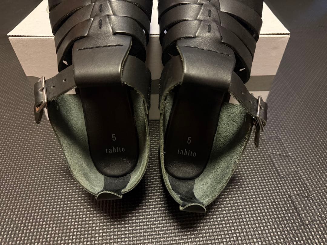 靴 tabito10 / Tabi Sandals / Black