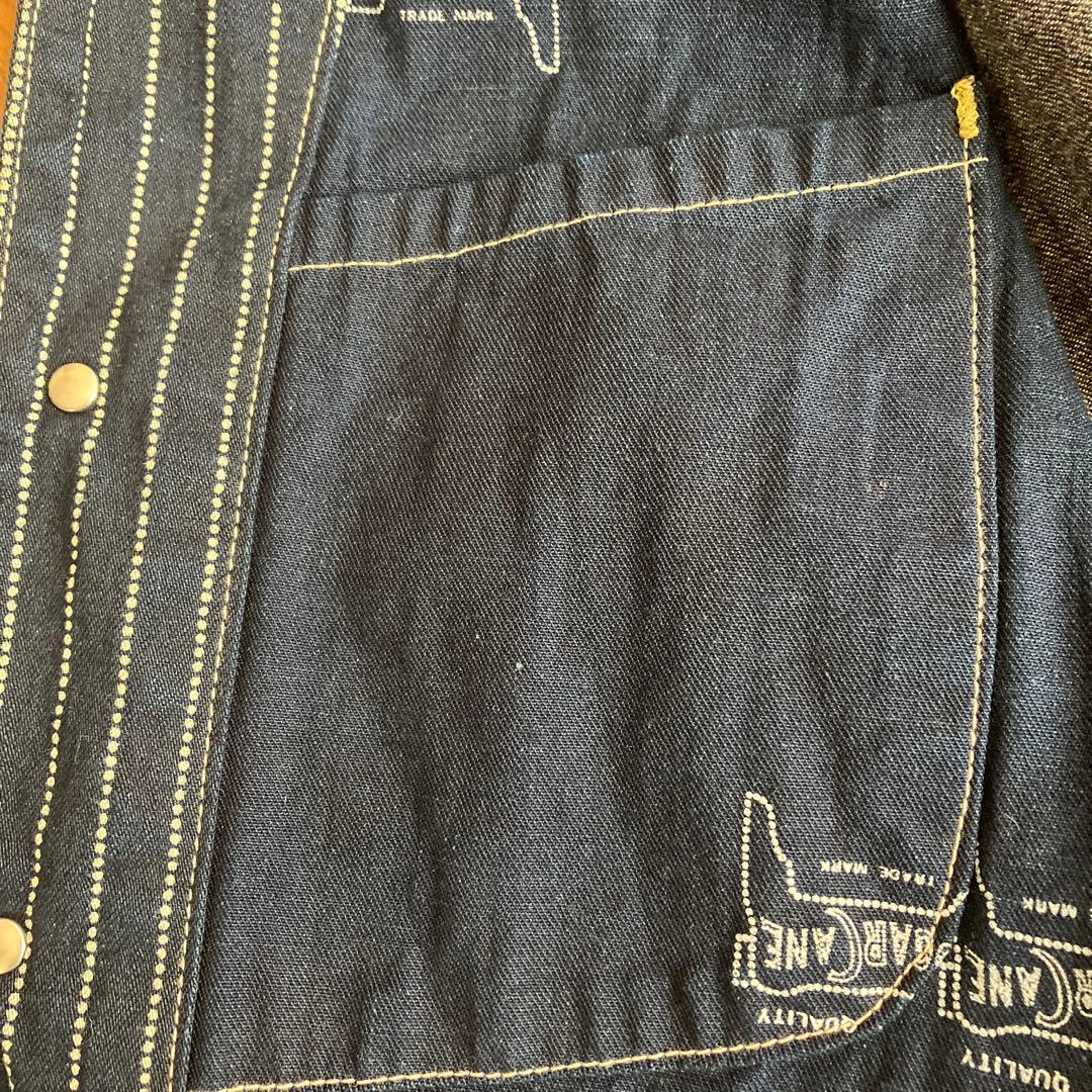 シュガーケーン size38 ウォバッシュ　ワークベスト　インディゴ