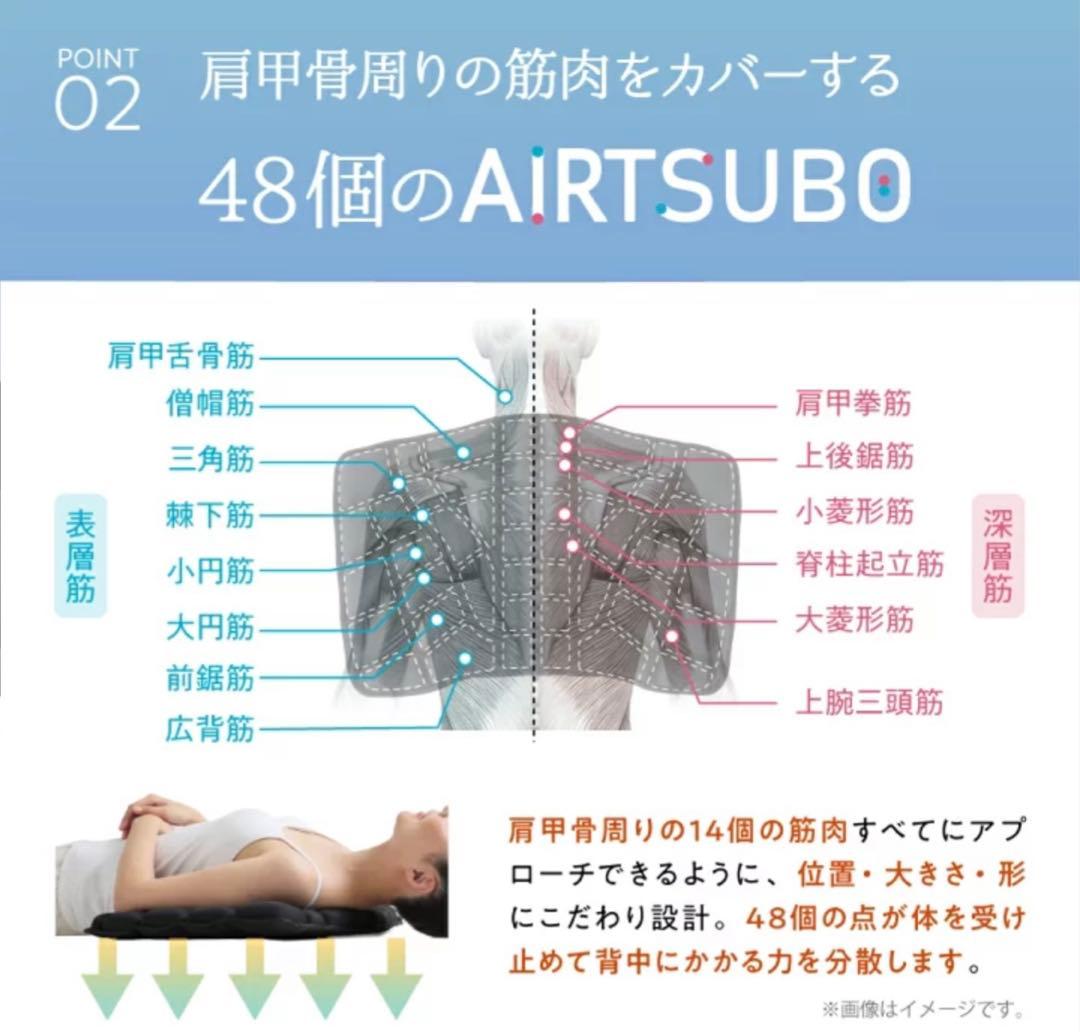 値下げ中　RAKUNA ラクナ 睡眠用 肩甲骨ほぐしピロー