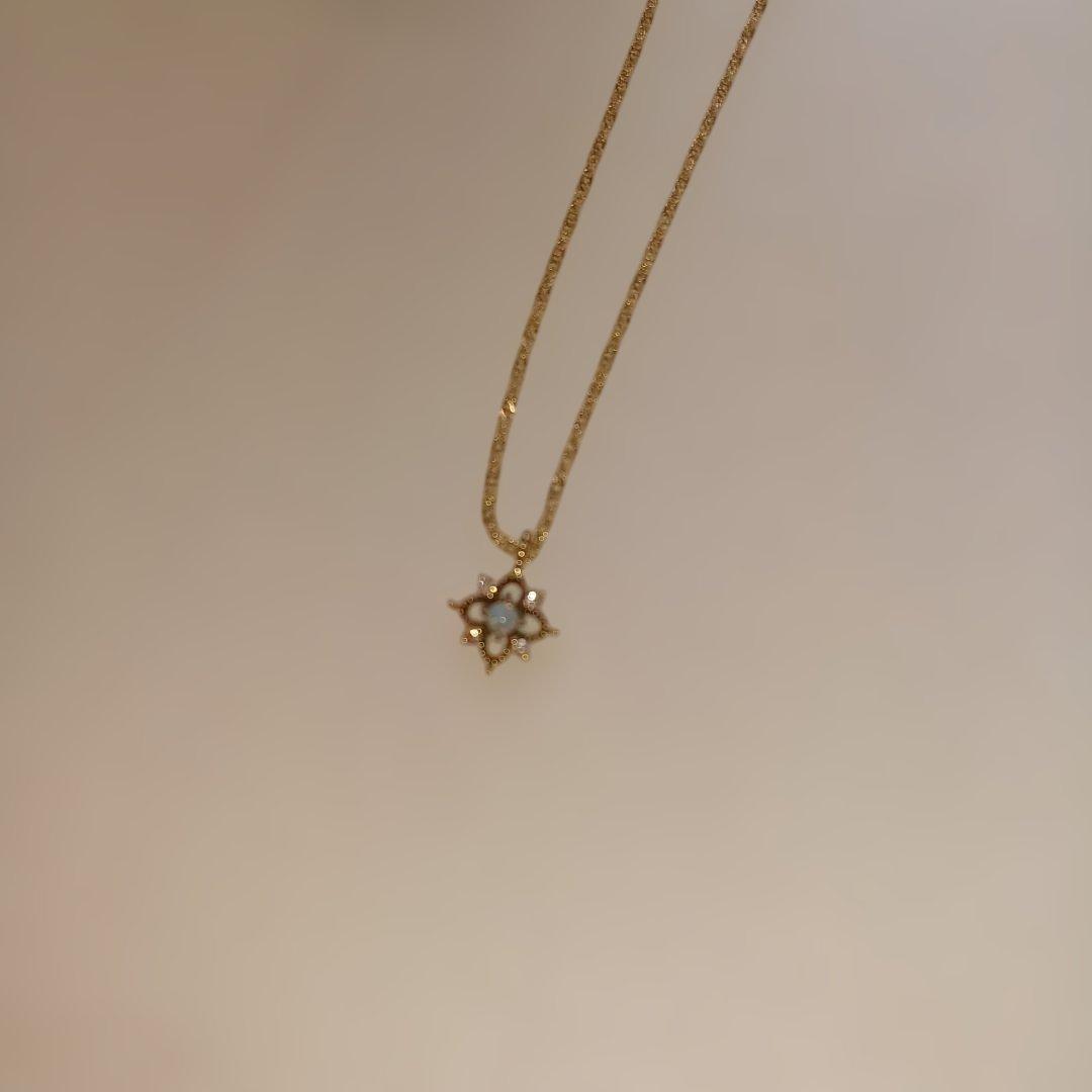 ひ*ん様 ete　 K10　ネックレス　オパール