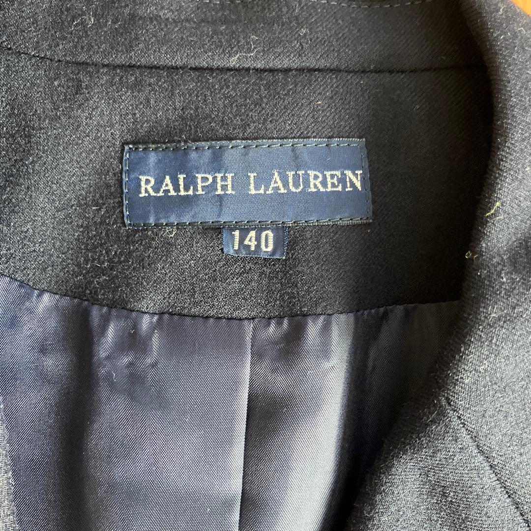 美品✨ラルフローレン　140 紺ブレザージャケット　グレーパンツ　卒業式　結婚式