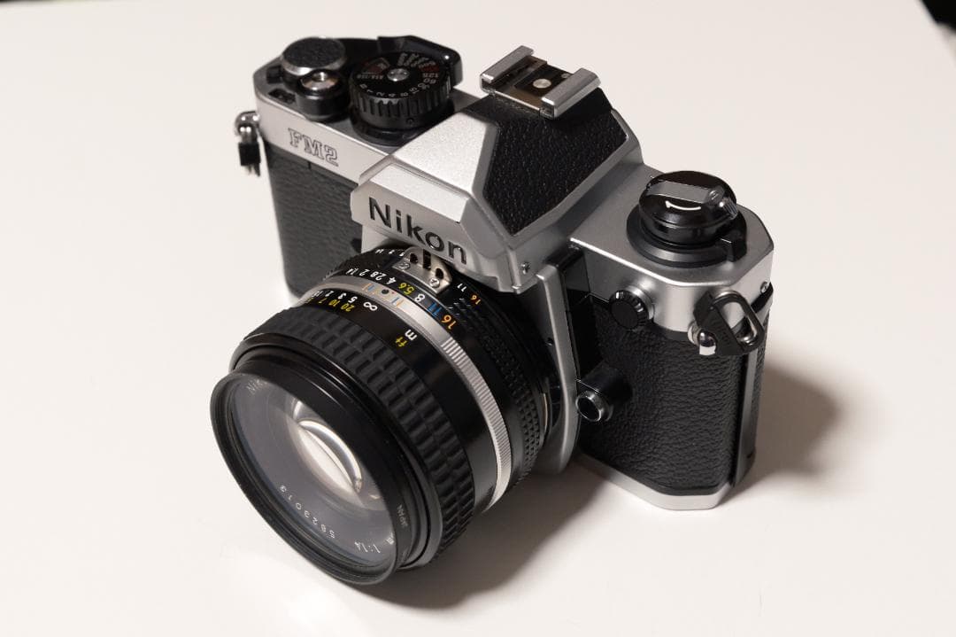 フィルムカメラ Nikon New FM2 + Ai Nikkor 50mm F1.4S
