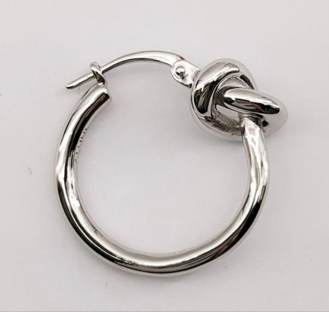 セリーヌ　ピアス　片耳のみ ノットスモールフープFCA1252CELINE ◆