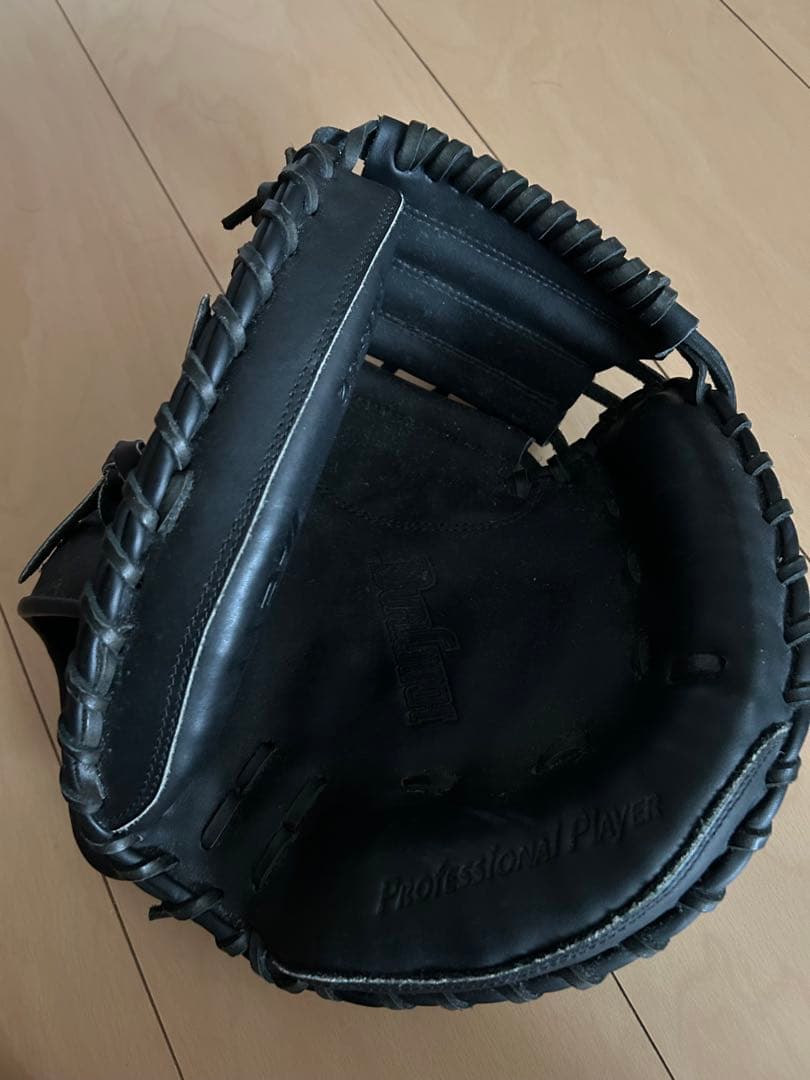 ZETT キャッチャーミット 黒