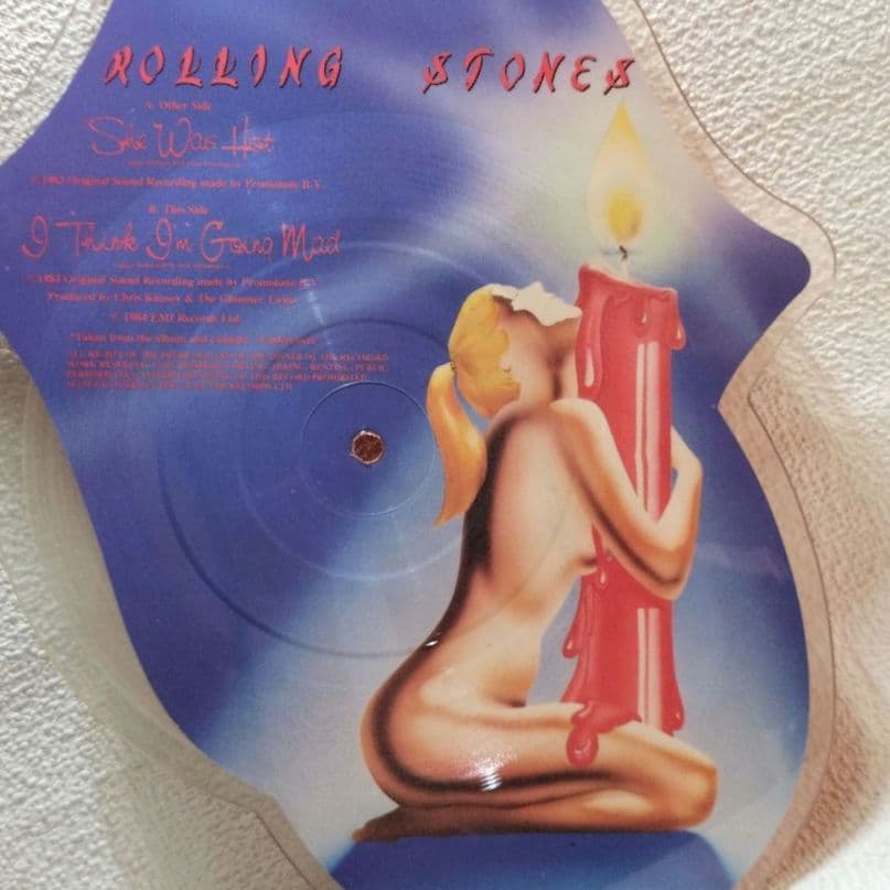 k*f様 Ｓｈｅ Ｗａｓ Ｈｏｔ／…』限定盤７インチ・シェイプド・ピクチャー《輸