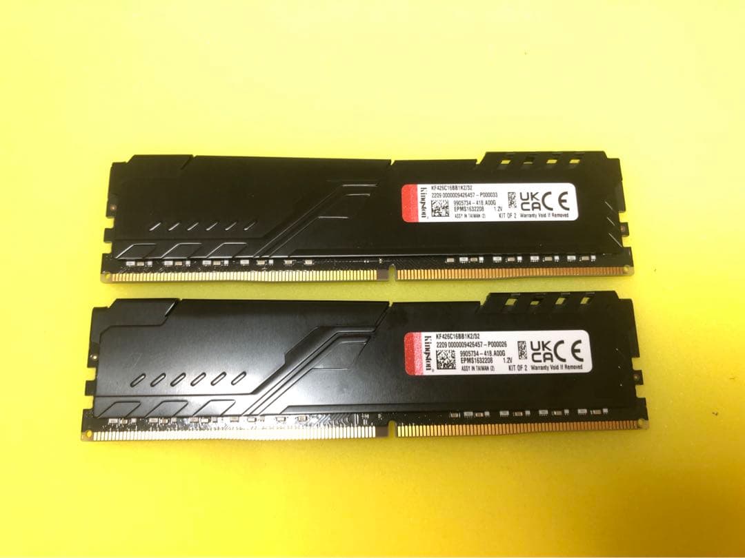【正常品】Kingston FURY DDR4-2666 32GB(16×2)