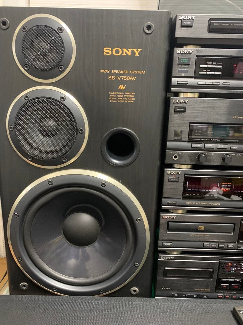 内蔵ブルーツゥース変更可能SONYリバティLBT-V750中古動作品レコード付き