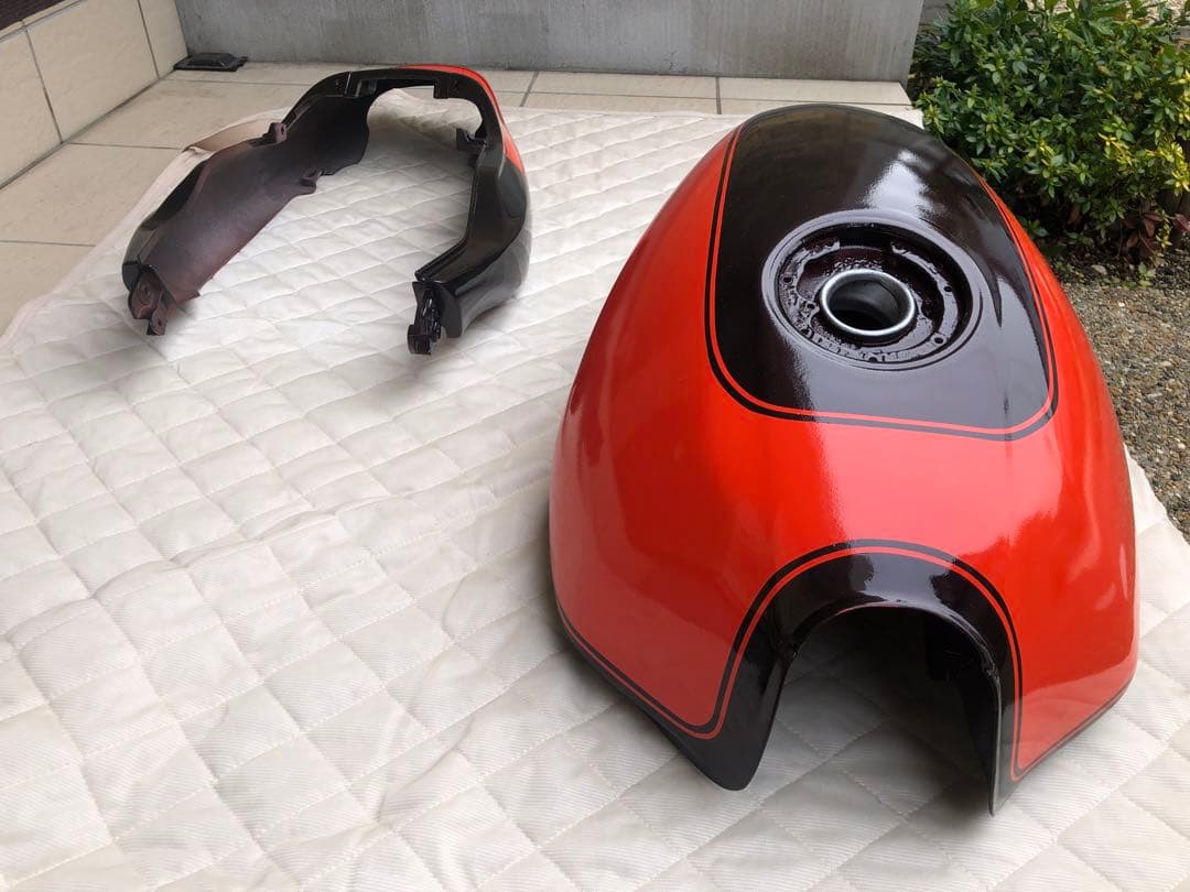 バリオス1　茶オレンジ　純正タンク　純正テール　塗装後未使用美品　バリウス　1型