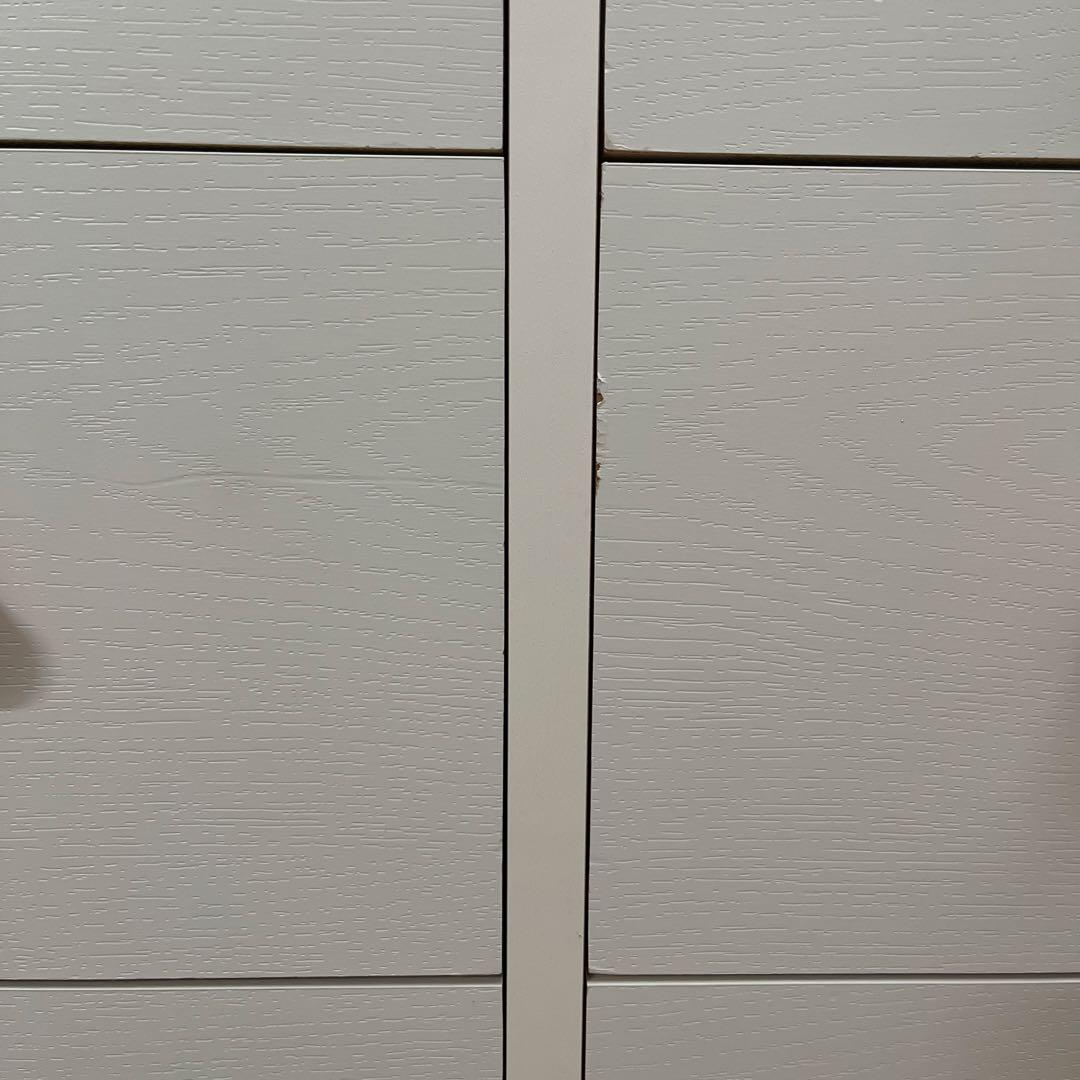 ホワイト6段チェスト　幅60㎝　MOMO NATURAL