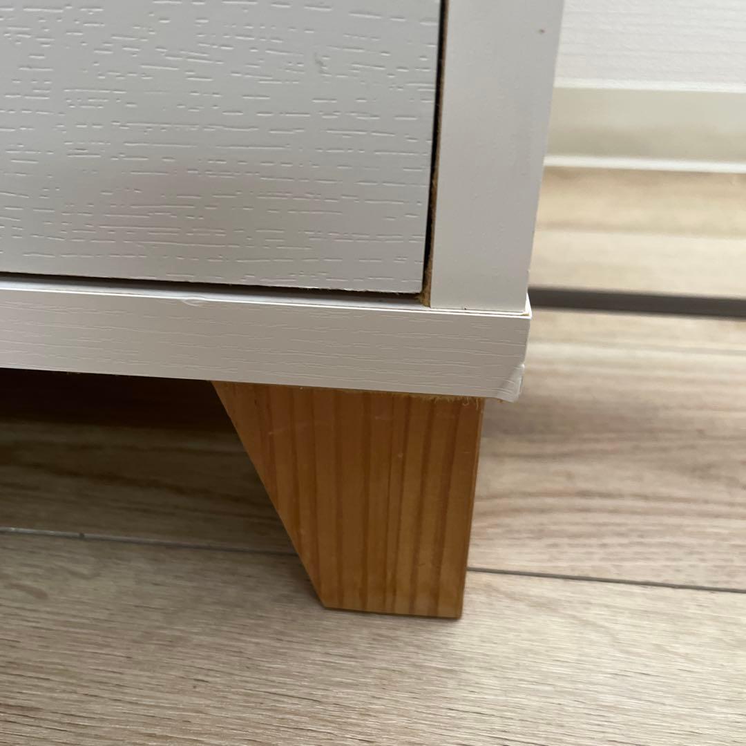 ホワイト6段チェスト　幅60㎝　MOMO NATURAL