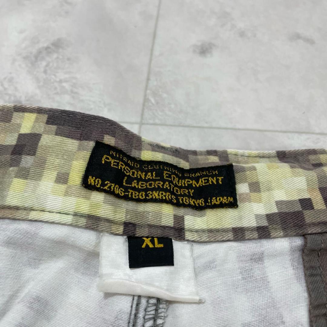 ナイトレイド ナイトロウ ハーフパンツ カーゴショーツ カモフラ モザイク