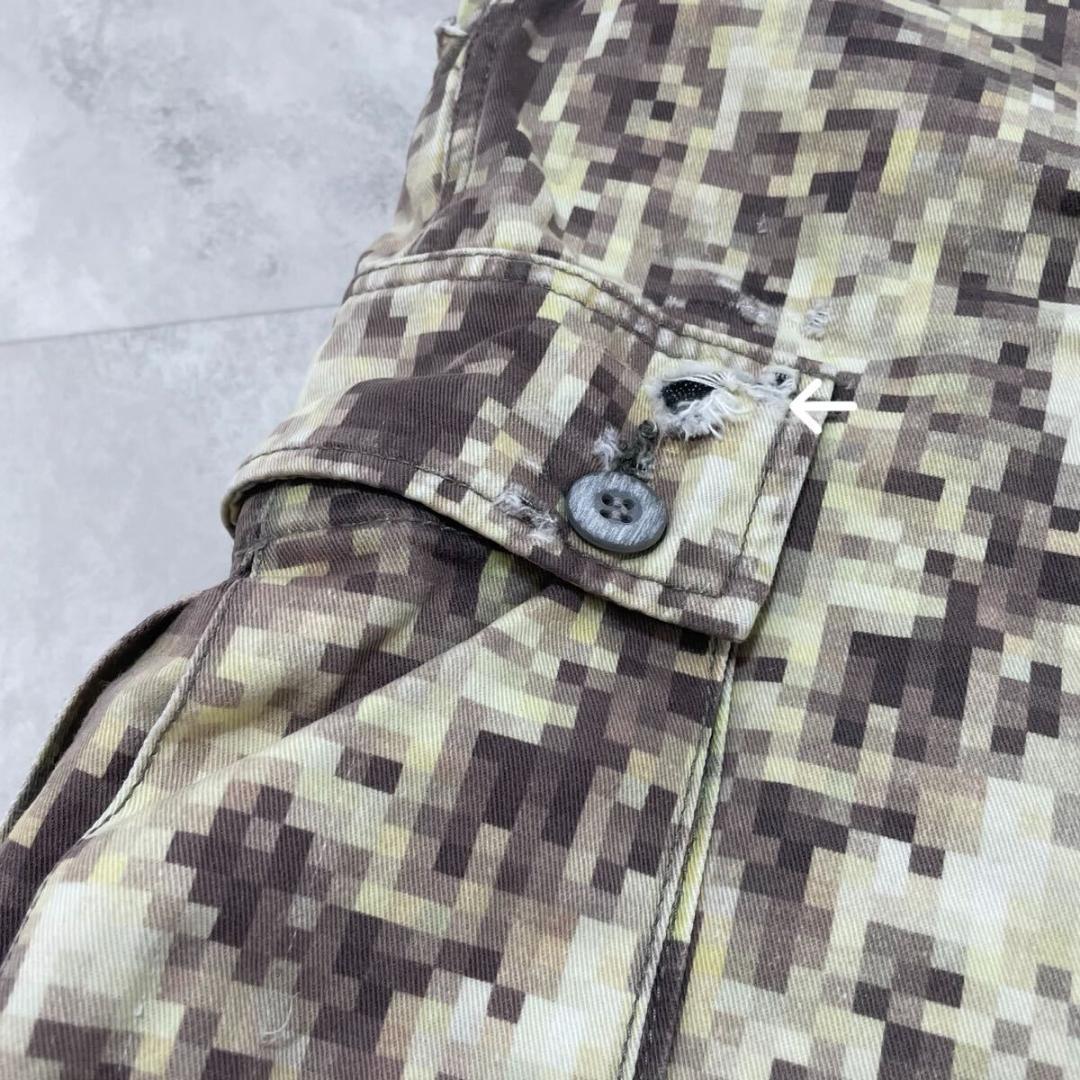 ナイトレイド ナイトロウ ハーフパンツ カーゴショーツ カモフラ モザイク