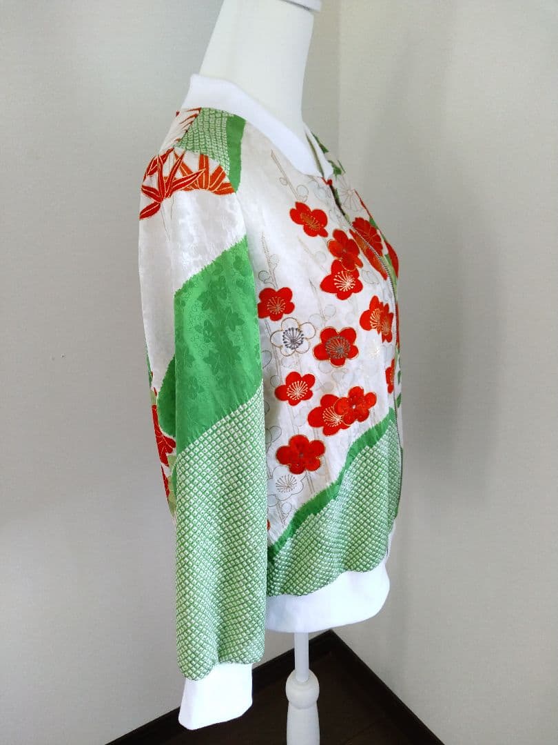 着物リメイク 振袖ブルゾン ベル