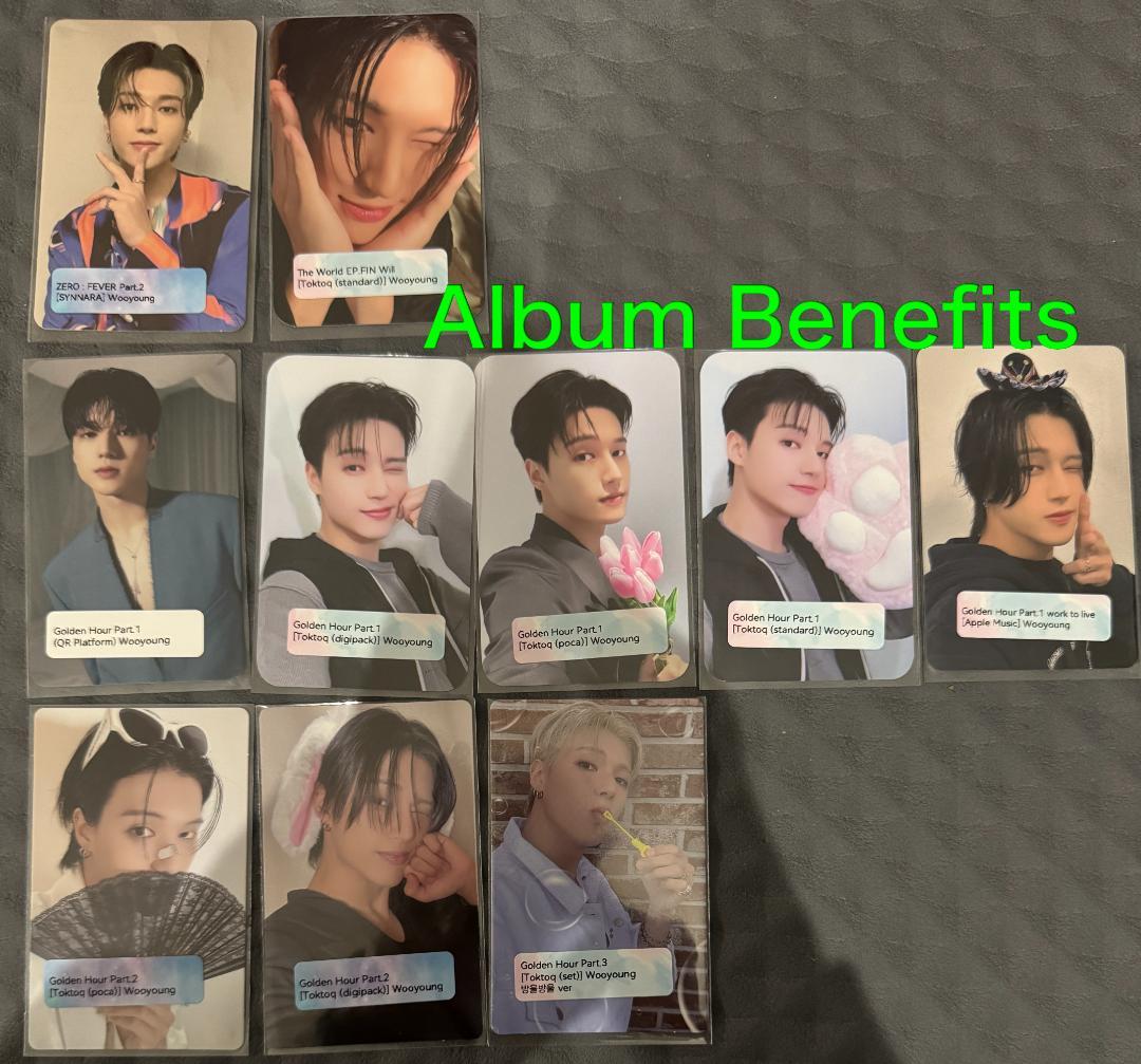 ATEEZ ウヨン 164枚 トレカ まとめ コンプ多数