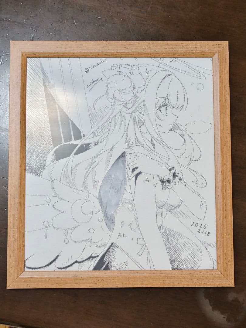 ブルーアーカイブ　聖園ミカ　色紙