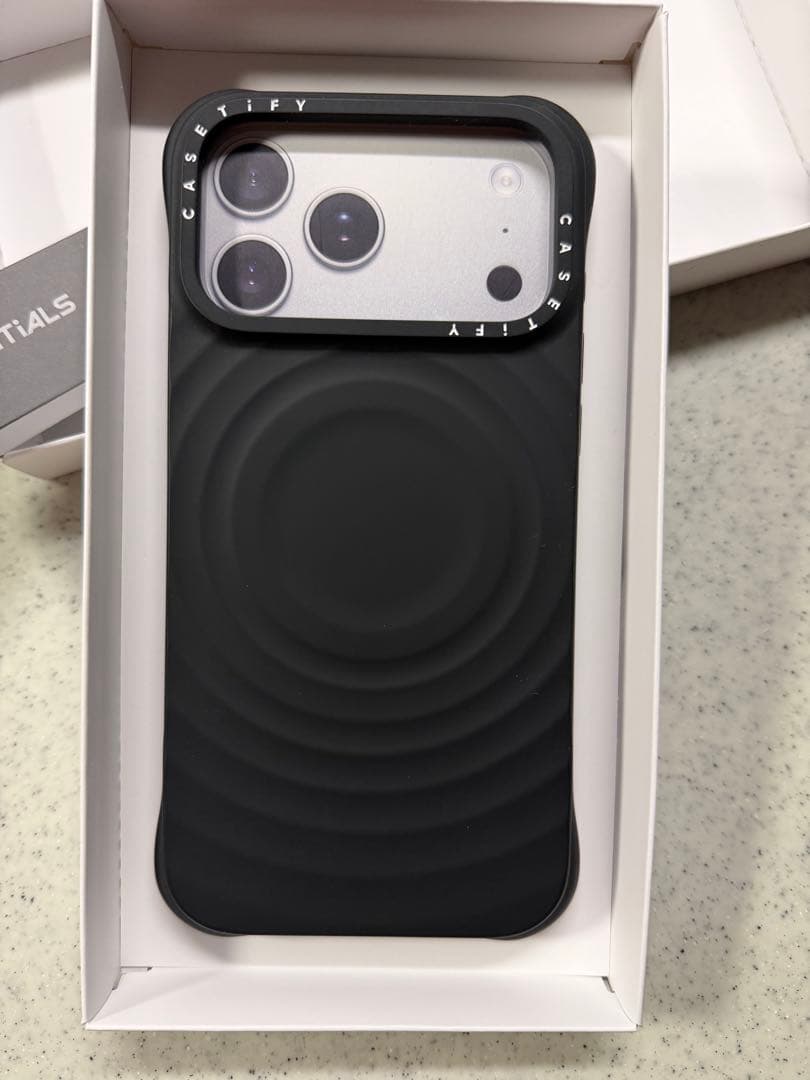 CASETIFY iPhone17proMaxシリコンケース グリップセット