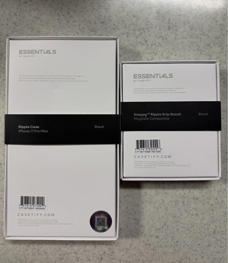 CASETIFY iPhone17proMaxシリコンケース グリップセット