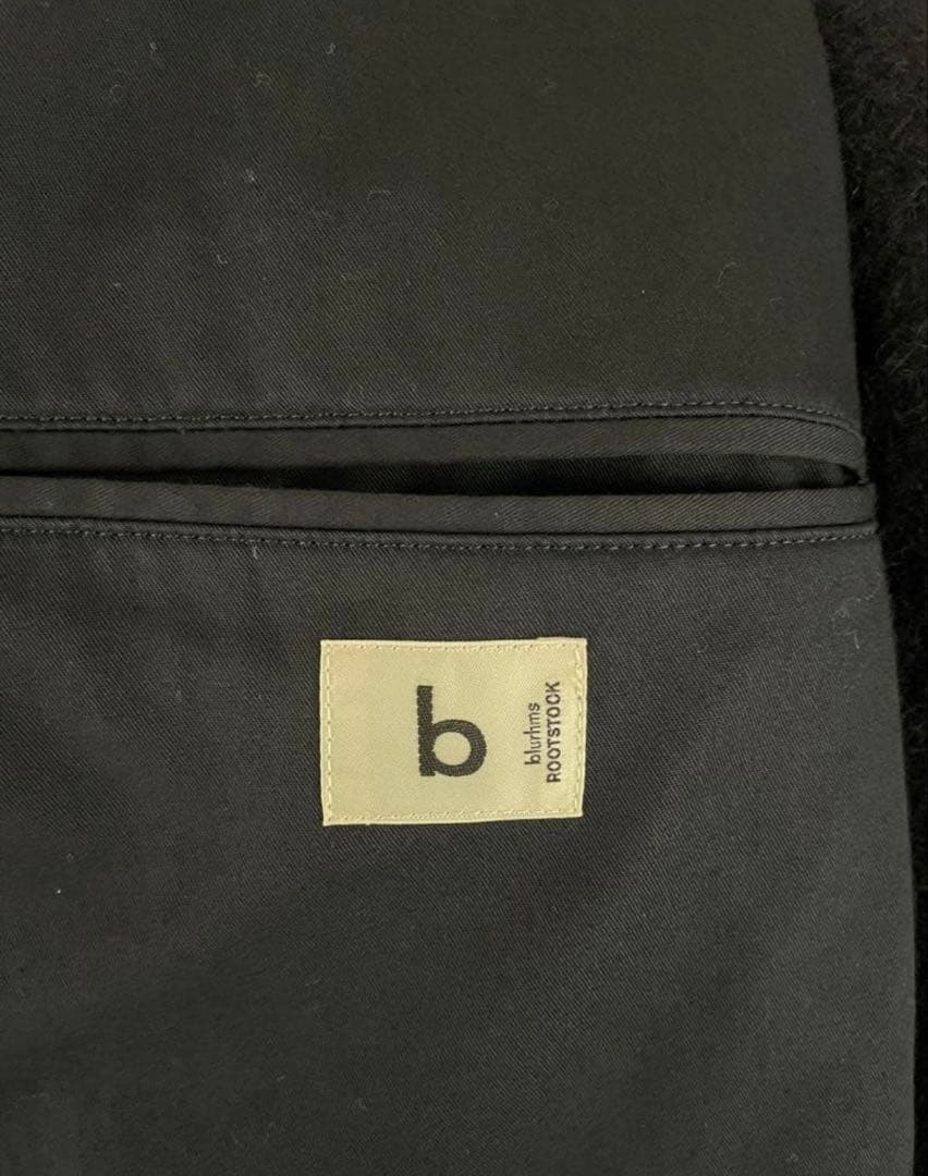 blurhms ROOTSTOCK ウールメルトン ダッフルコート NAVY 3