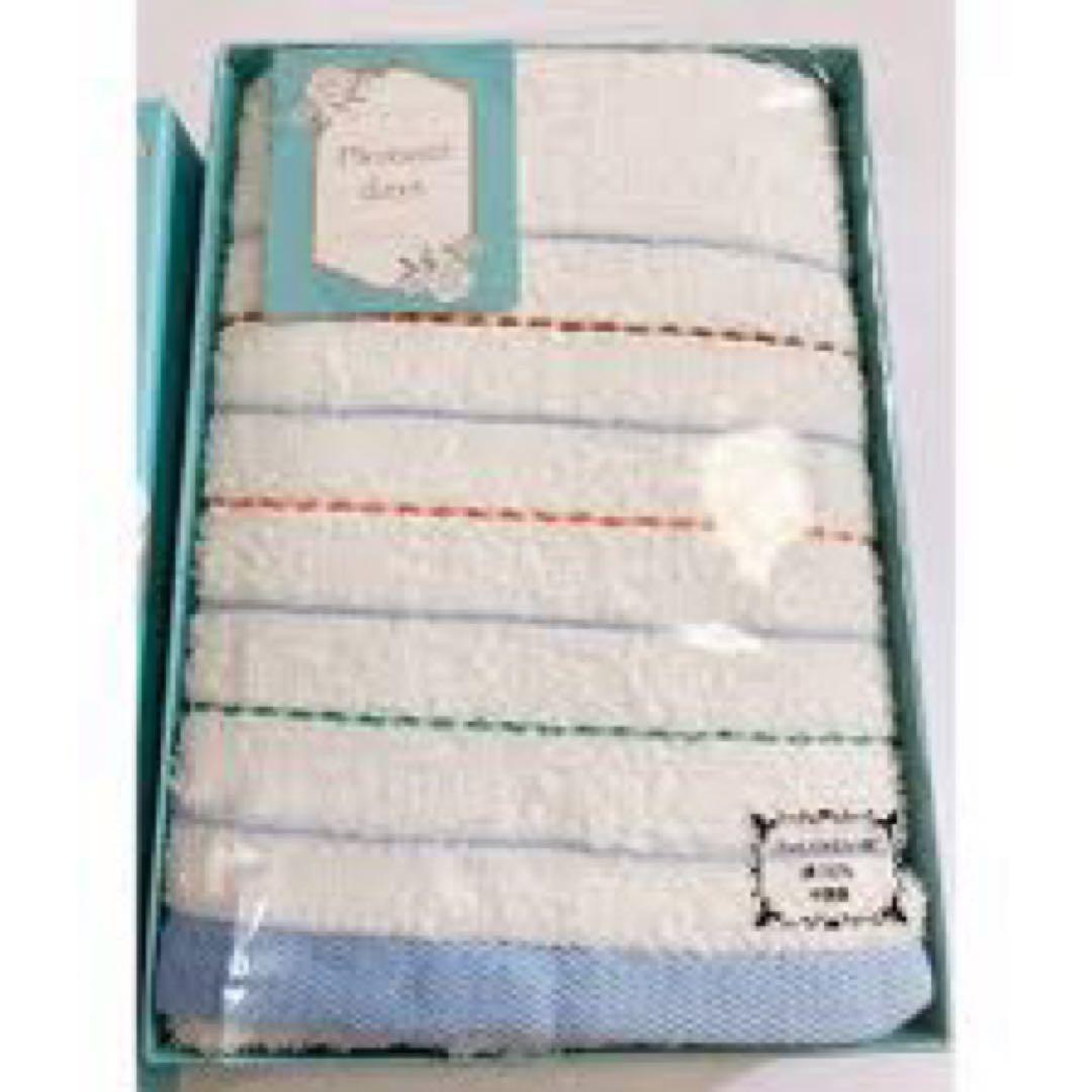 今治製タオルフェイスタオル ブルー