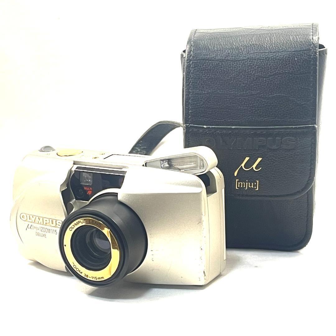 【動作確認済】OLYMPUS μ ZOOM 115 DELUXE フィルムカメラ