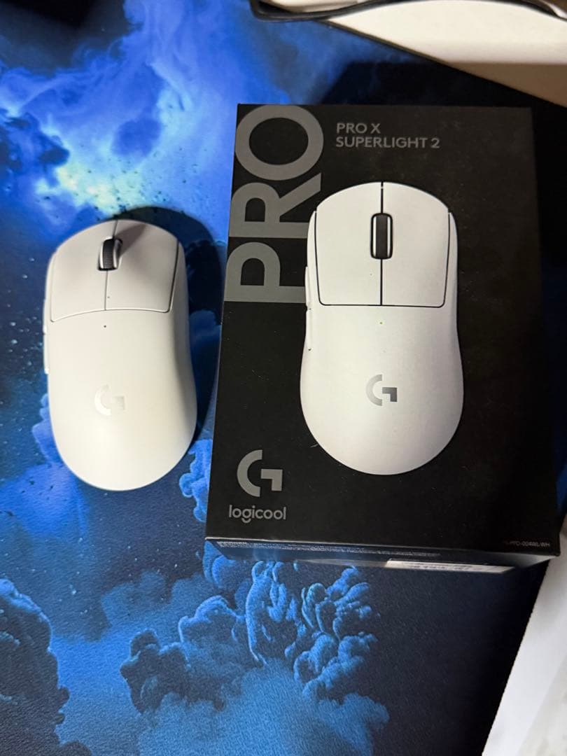 logicool PRO X SUPERLIGHT 2 ホワイト　8000Hz