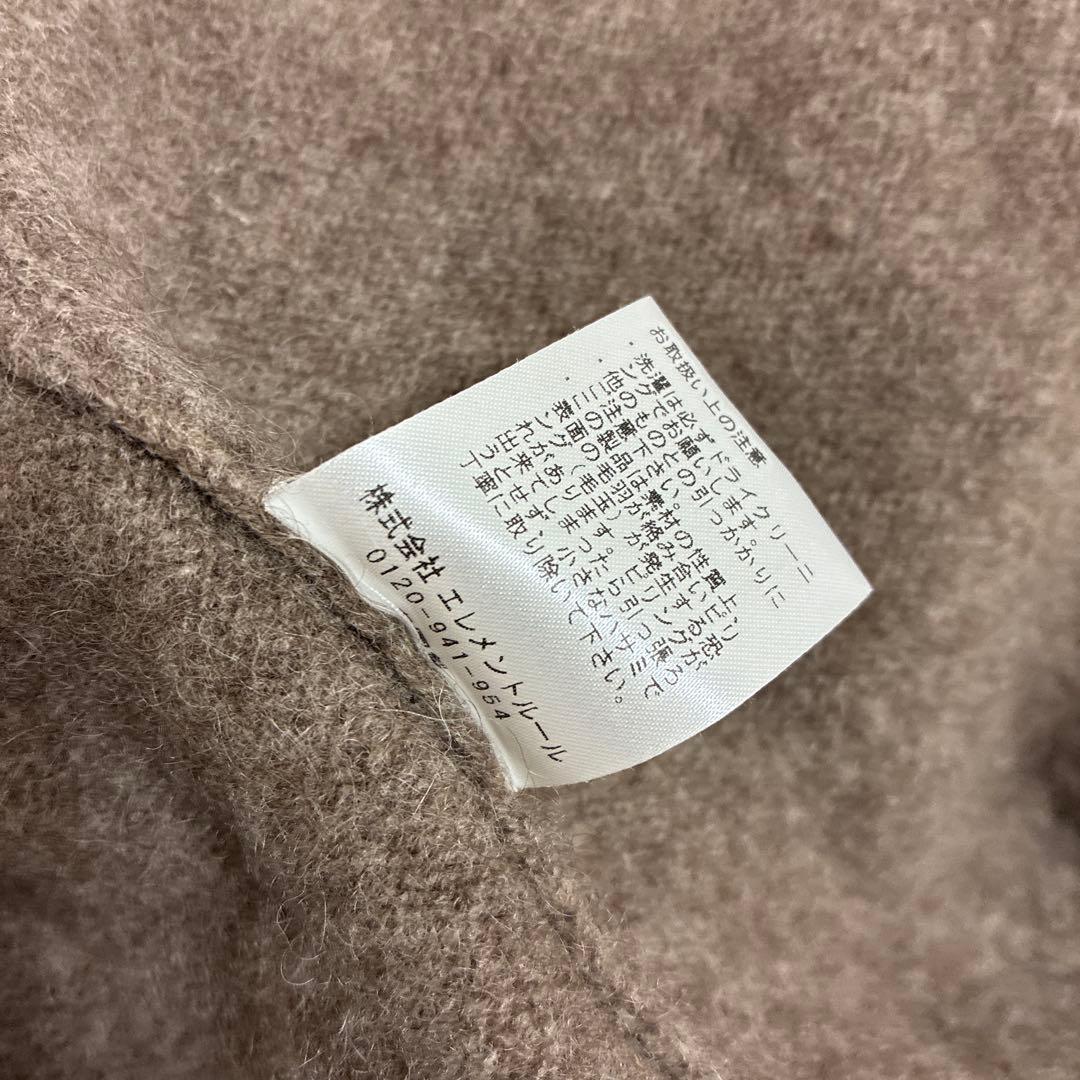 Curensology　ヤク　タートルネックニットワンピース　ブラウン系