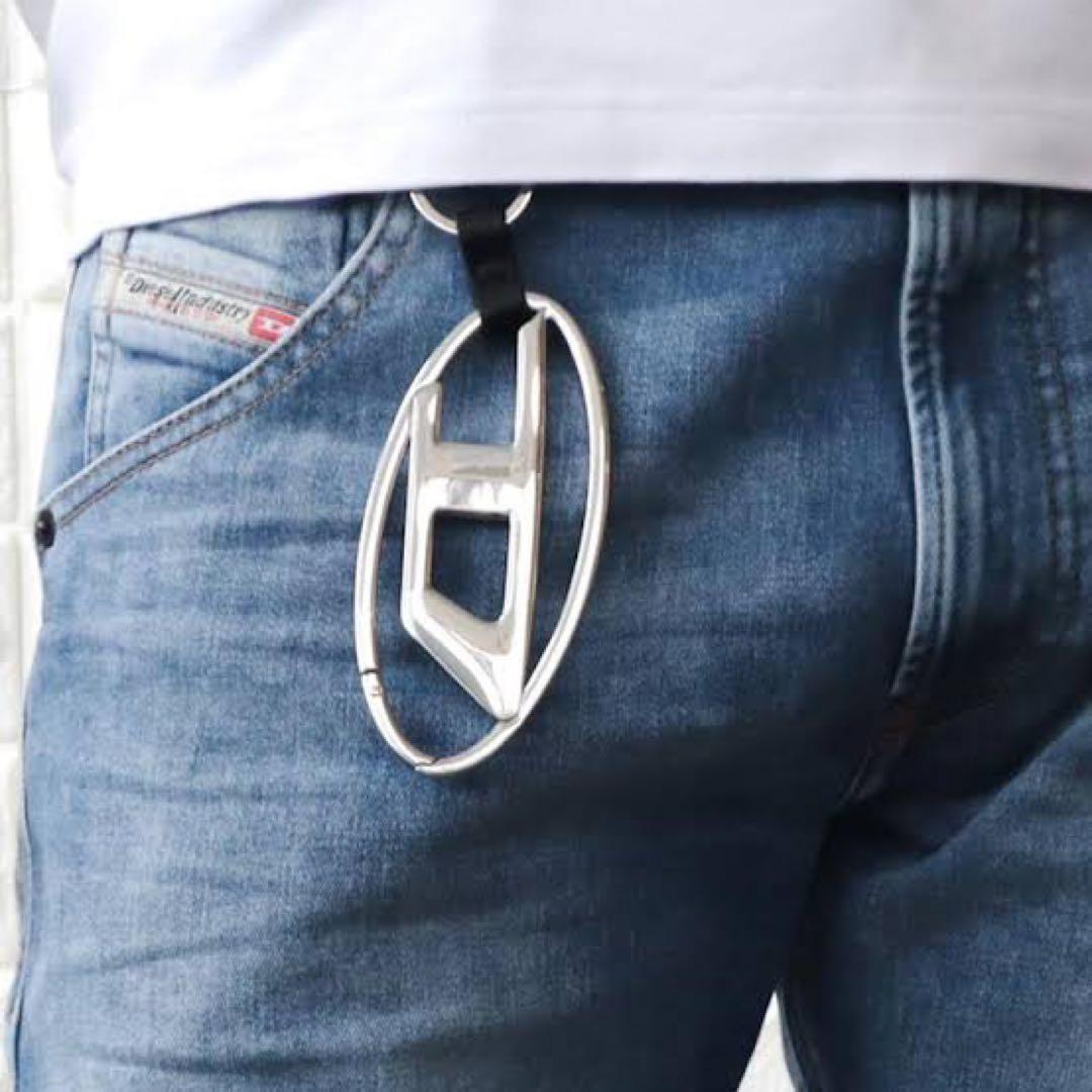 レア‼︎ DIESEL カラビナ　オーバルDロゴ キーホルダー バッグチャーム