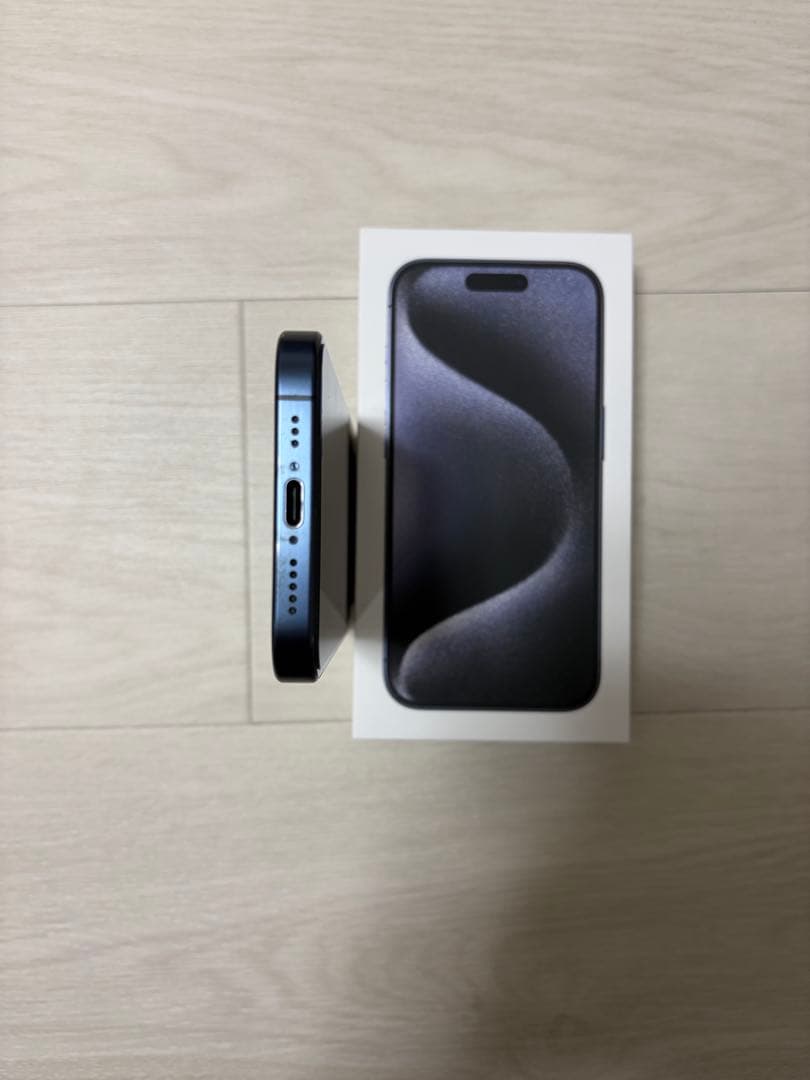 iPhone 15 Pro 256GB ブルーチタニウム