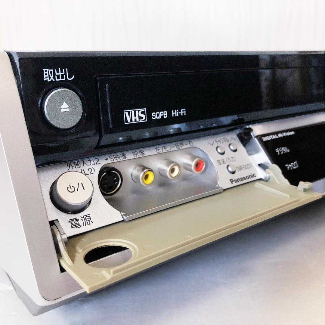 【動作良好】パナソニック DIGA ＨＤＤ内蔵 VHS DVD 一体型レコーダー