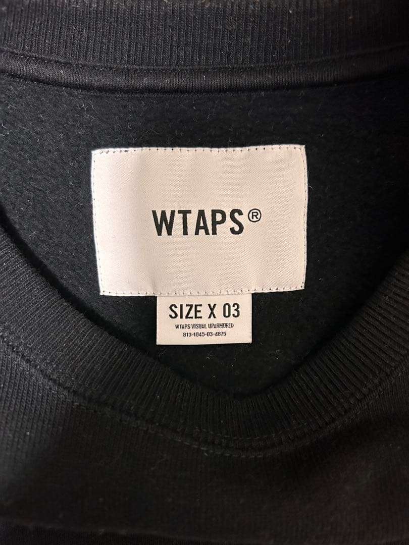 WTAPS ブラック スウェット