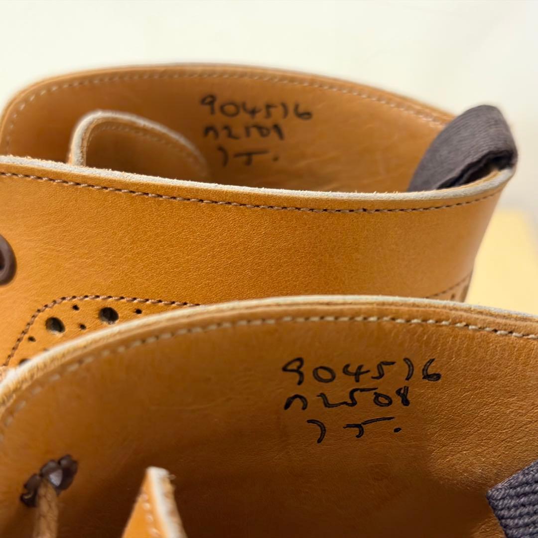 【美品】トリッカーズ カントリーブーツ エイコン UK7　純正クリーム付き