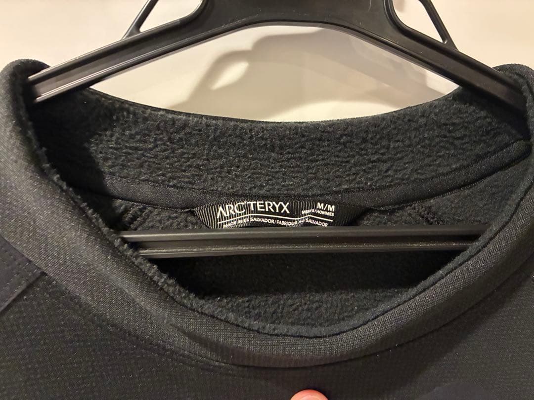 アークテリクス コンシール クルー Konseal Crew M ブラック