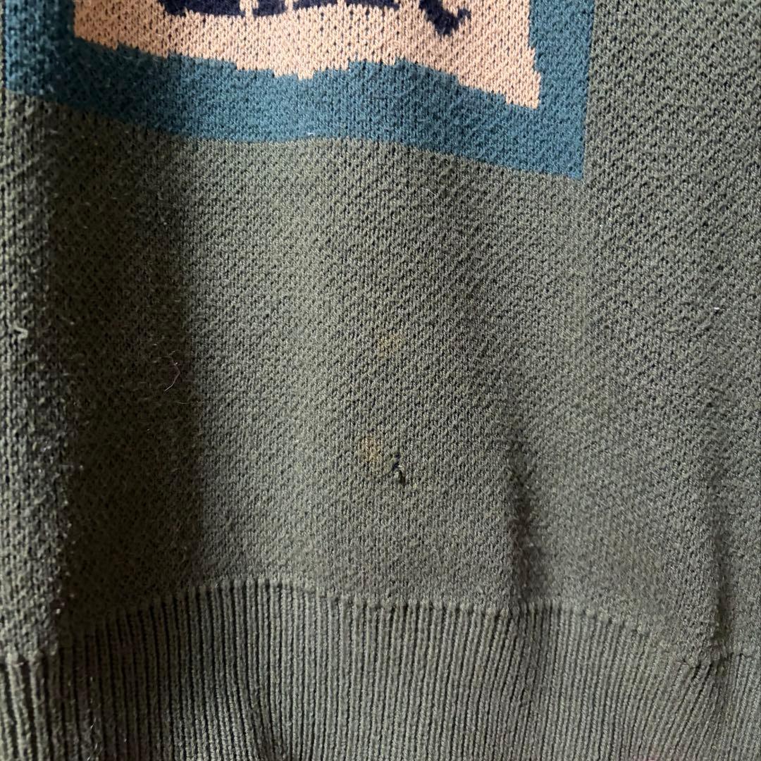 have a good time ニット　Mサイズ　カーキ　グリーン