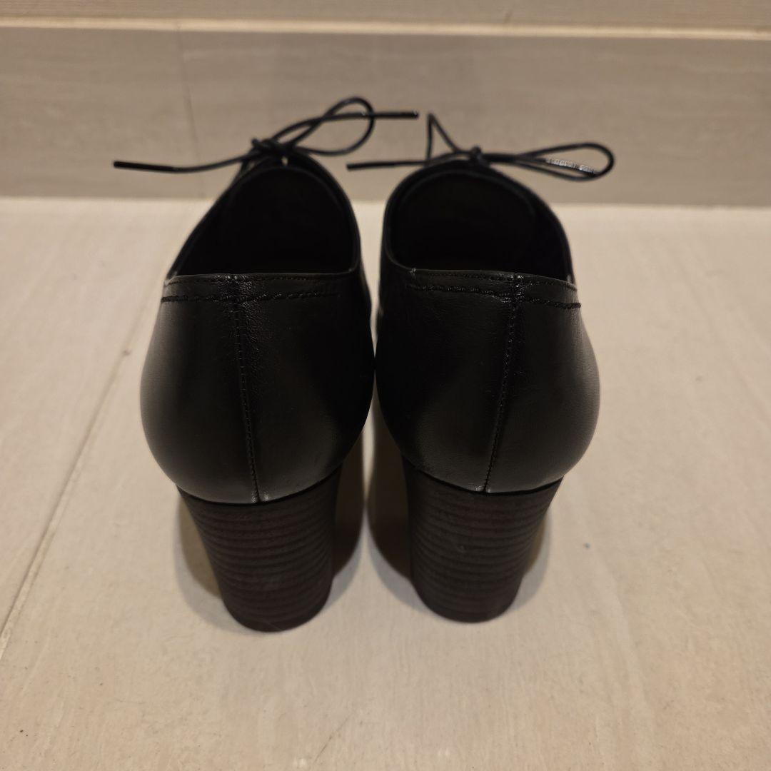 【美品】マーガレットハウエルアイデア　レースアップシューズ23.5　ブラック