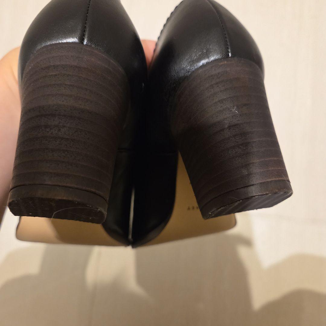 【美品】マーガレットハウエルアイデア　レースアップシューズ23.5　ブラック