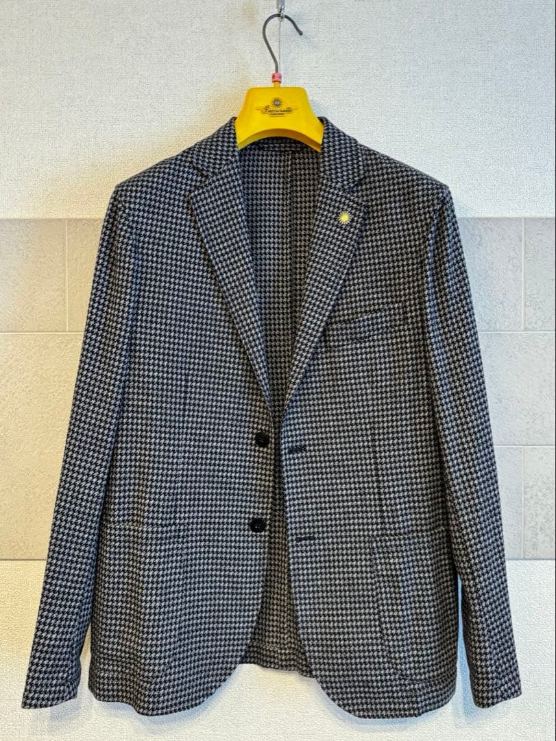 Gianneto（ジャンネット）＊2ボタンシャツジャケット（千鳥格子）